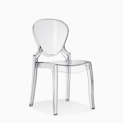 Queen Transparent Chair (rent)