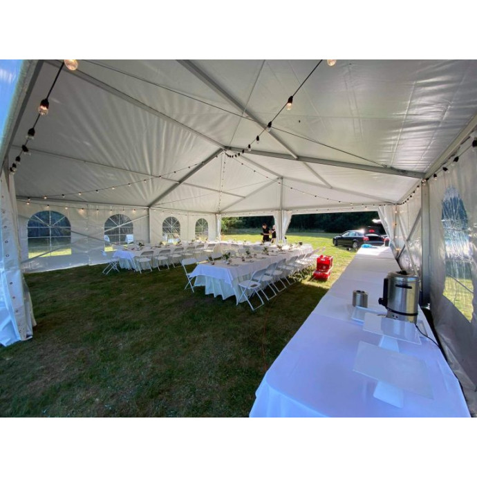 White Folding Metal Chair (rent)