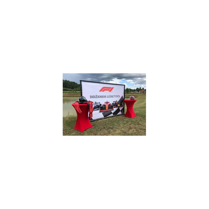 Red Bar Tablecloth (rent)