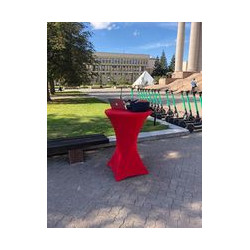 Red Bar Tablecloth (rent)