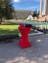 Red Bar Tablecloth (rent)