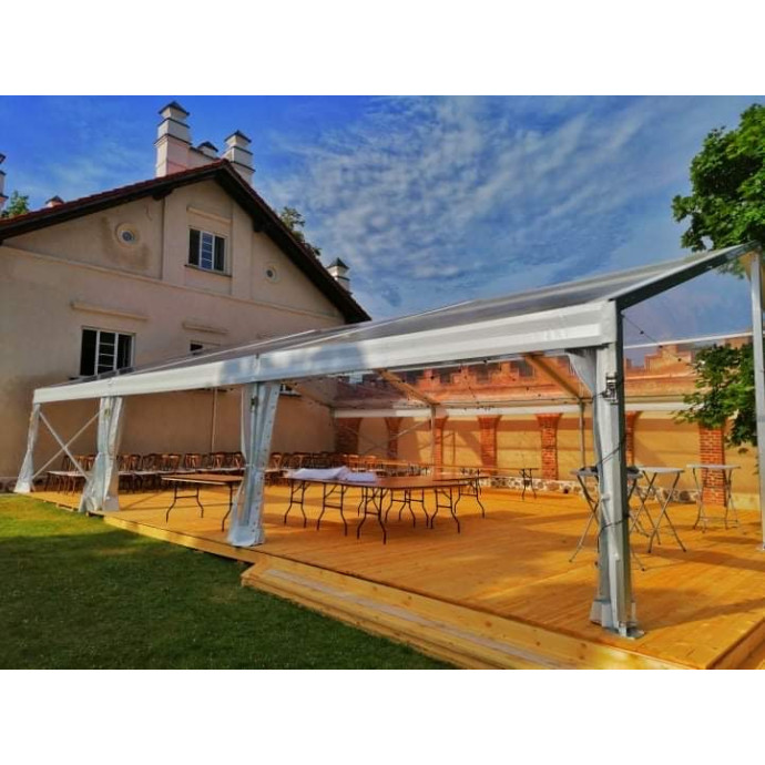 Transparent Modular Tent (rent), 10 m wide