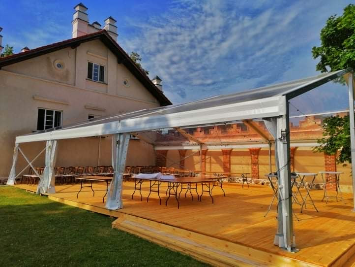 Transparent Modular Tent (for rent), 10 m wide