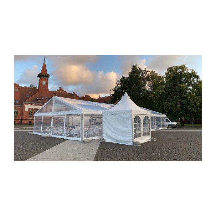 Transparent Modular Tent (rent), 10 m wide