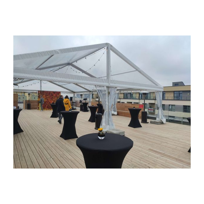 Transparent Modular Tent (rent), 10 m wide