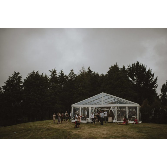 Transparent Modular Pavilion (for rent), 9 m wide