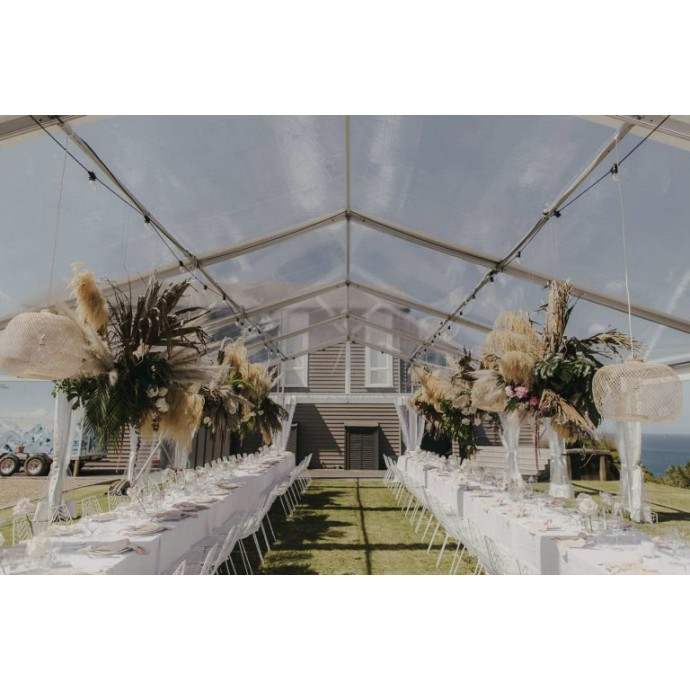 Transparent Modular Pavilion (for rent), 9 m wide
