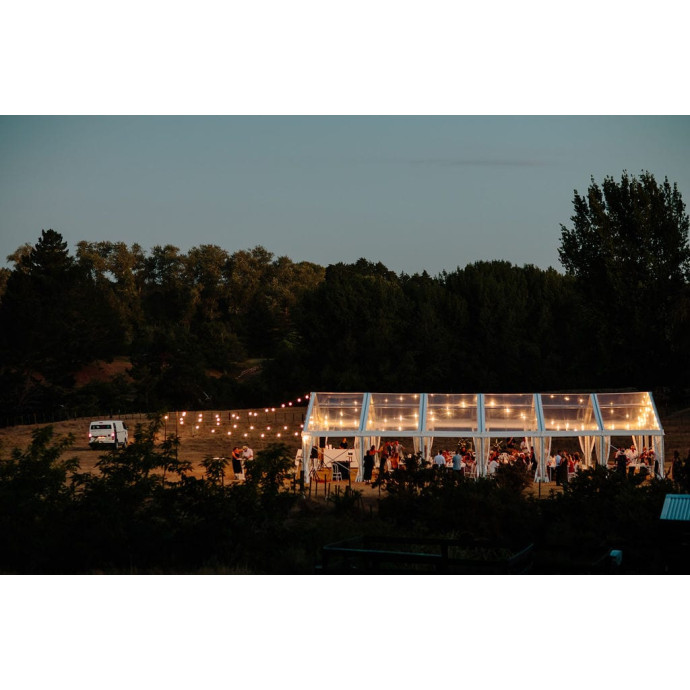 Skaidrus Modulinis Paviljonas (nuoma), 9 m pločio