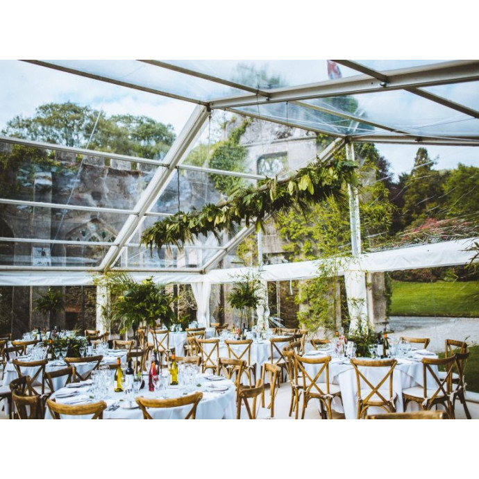 Transparent Modular Pavilion (for rent), 9 m wide