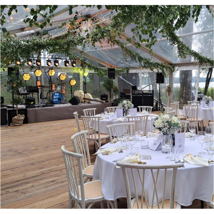 Transparent Modular Tent (rent), 10 m wide