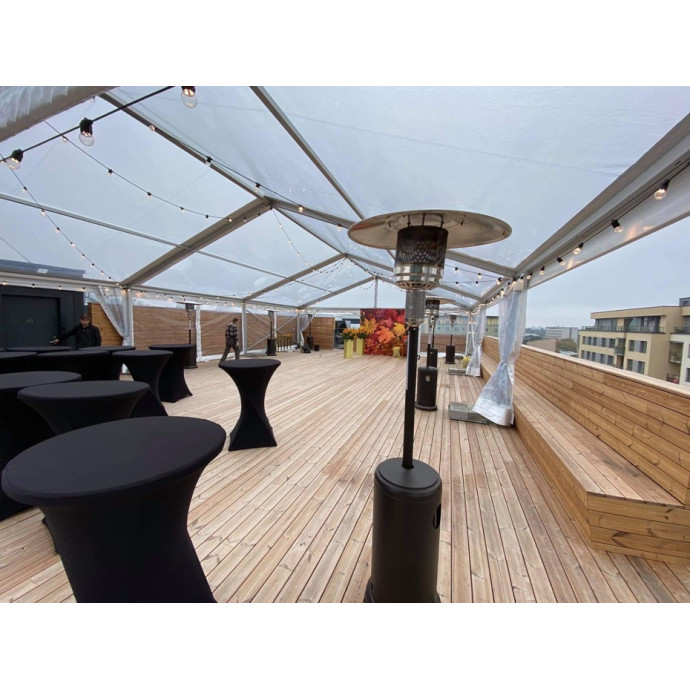 Transparent Modular Tent (rent), 10 m wide