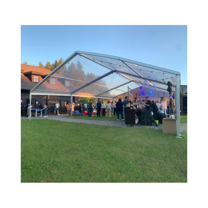 Transparent Modular Tent (rent), 10 m wide
