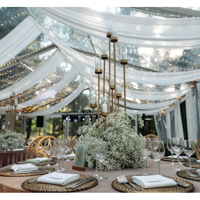Transparent Modular Tent (rent), 10 m wide