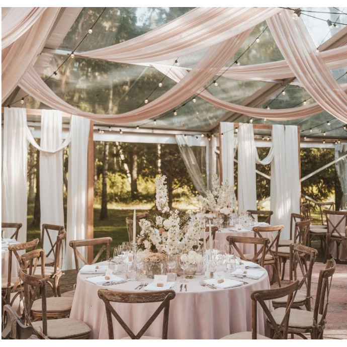 Transparent Modular Tent (rent), 10 m wide
