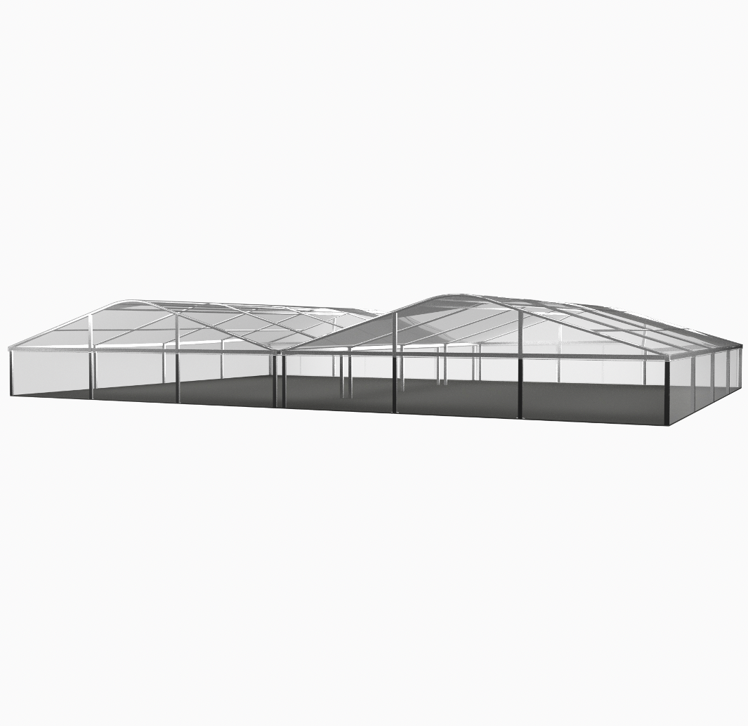 Skaidrus Modulinis Arkinio Tipo Paviljonas (nuoma), 30 m pločio
