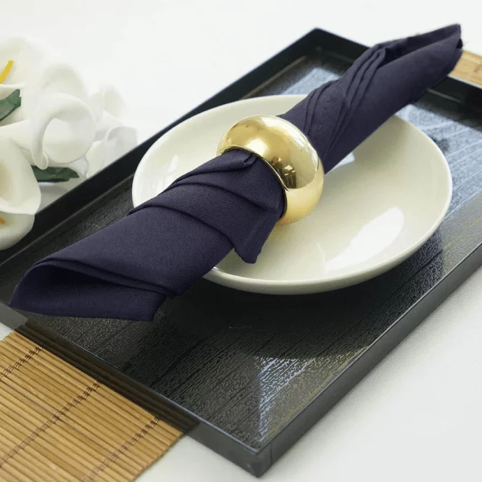 Napkin dark blue 40x40 (rent)