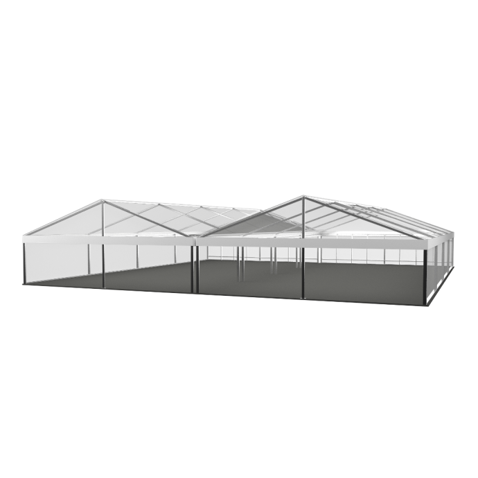 Transparent Modular Tent 20 m wide (rent)