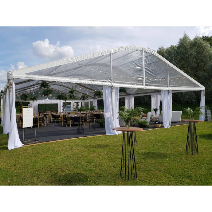 Transparent Arched Modular Tent 15 m wide (rent)