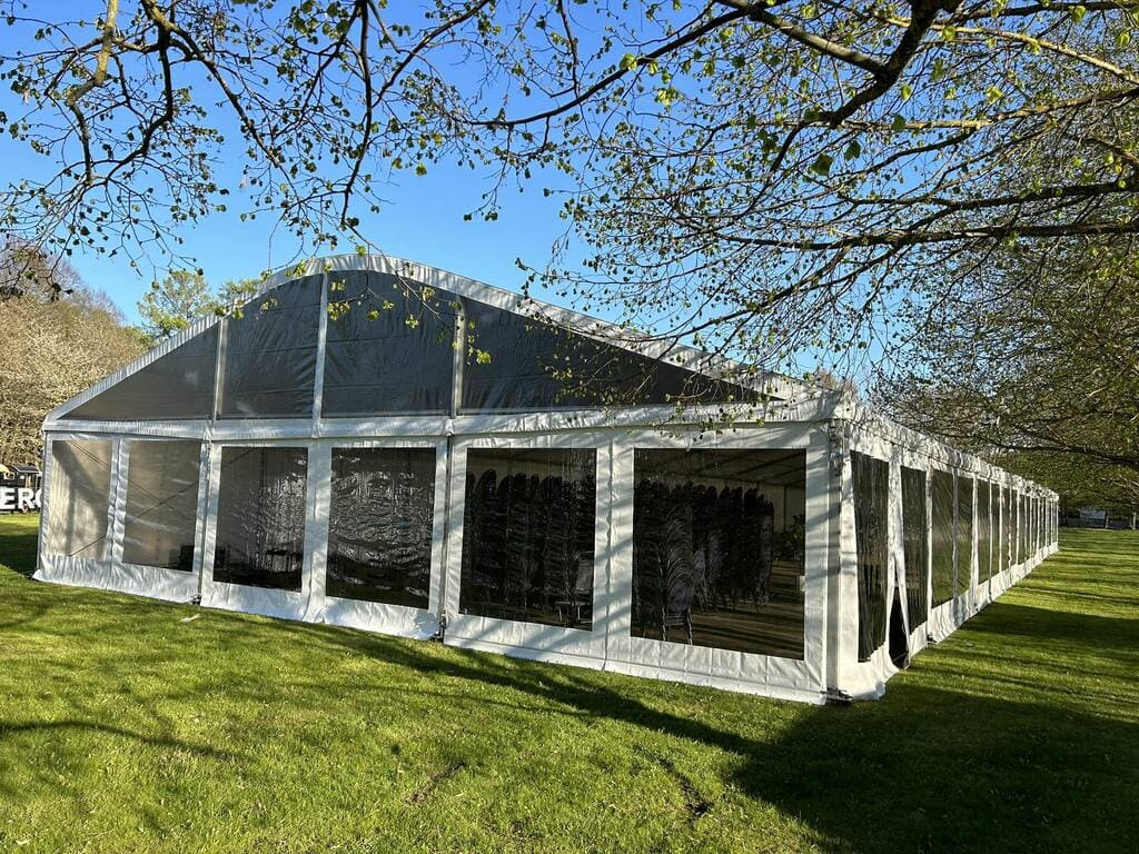 Transparent Arched Modular Tent 15 m wide (rent)