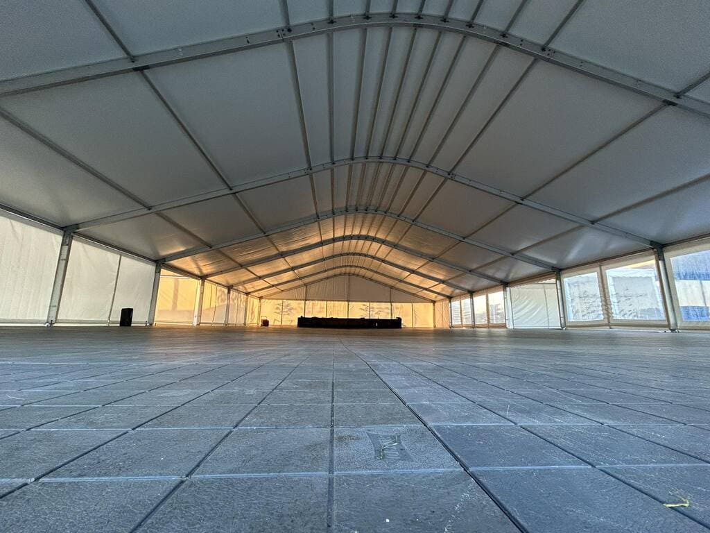 Arched Modular Tent 15 m wide (rent)