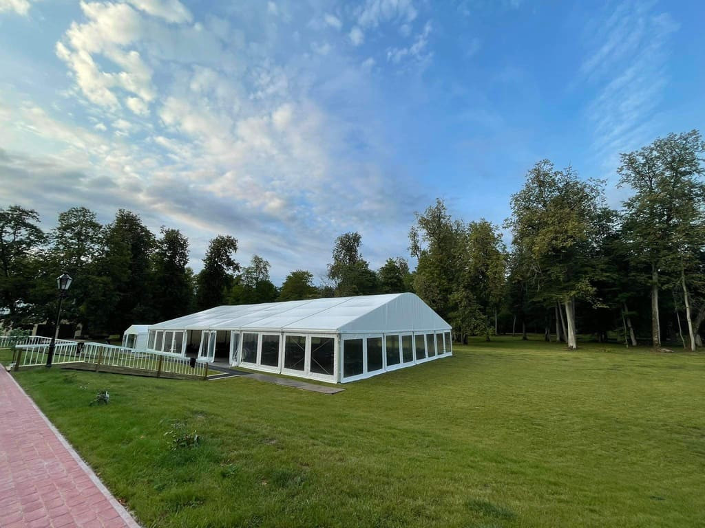 Arched Modular Tent 15 m wide (rent)