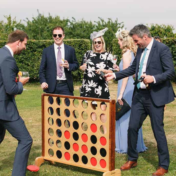 Outdoor games rent - Mega 4 in row