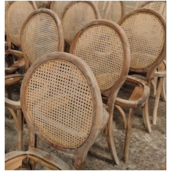 Rattan wooden chair (rent)