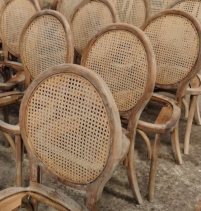 Rattan wooden chair (rent)