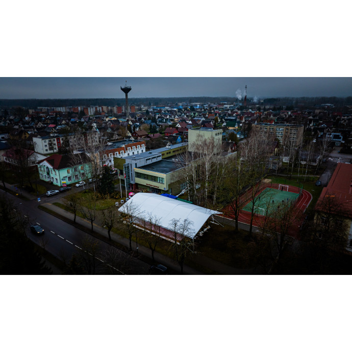 Arched Modular Tent 15 m wide (rent)