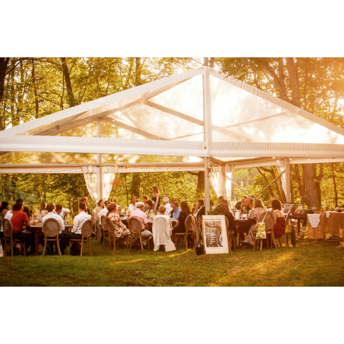 Transparent Modular Tent 10 m wide (rent)
